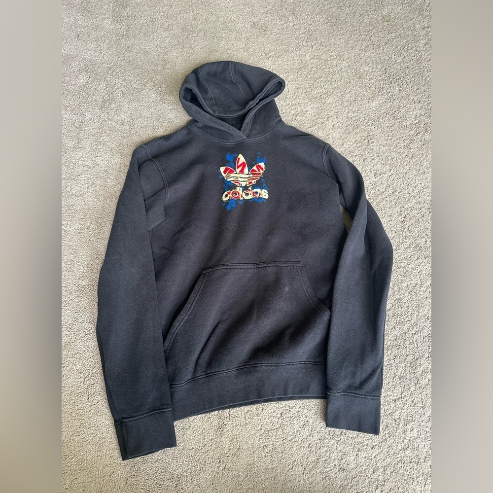 Boys Adidas hoodie pullover yxl - Picture 1 of 2